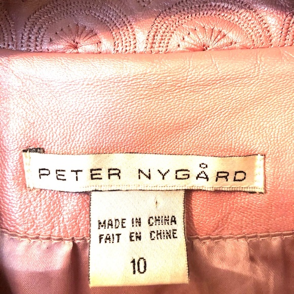 Leather Ice Pink/Rose Cropped Jacket - Picture 15 of 16